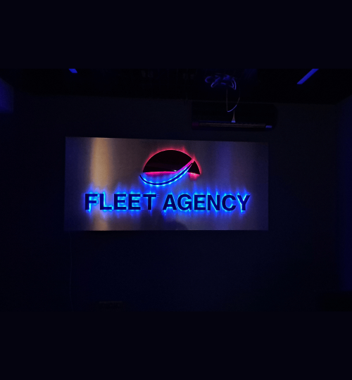 podświetlane logo 3d
