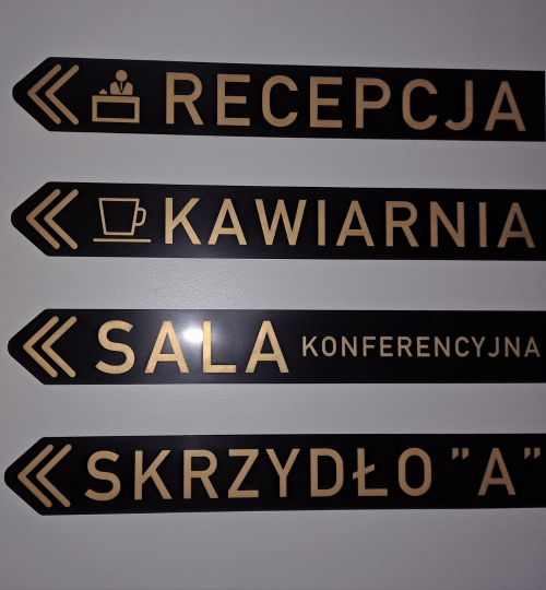 tabliczki kierunkowe ośrodek wypoczynkowy